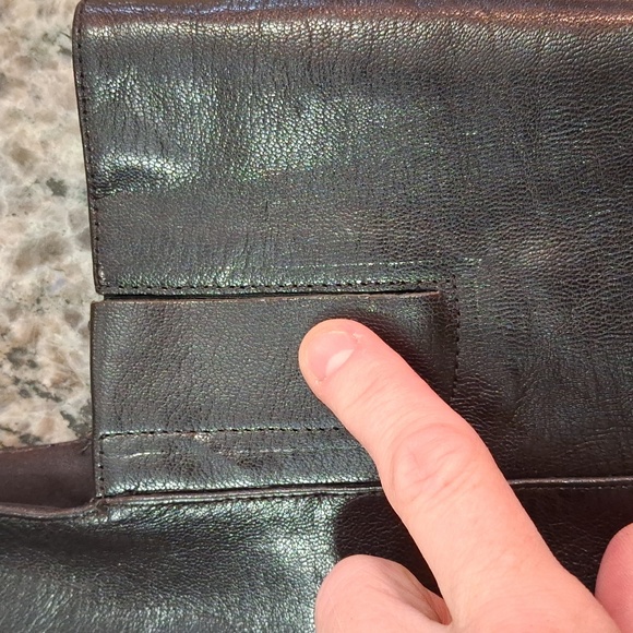 "NINE WEST" Above the knee black leather boots. SZ. 7.5 genuine leather. Perfect - Picture 17 of 17